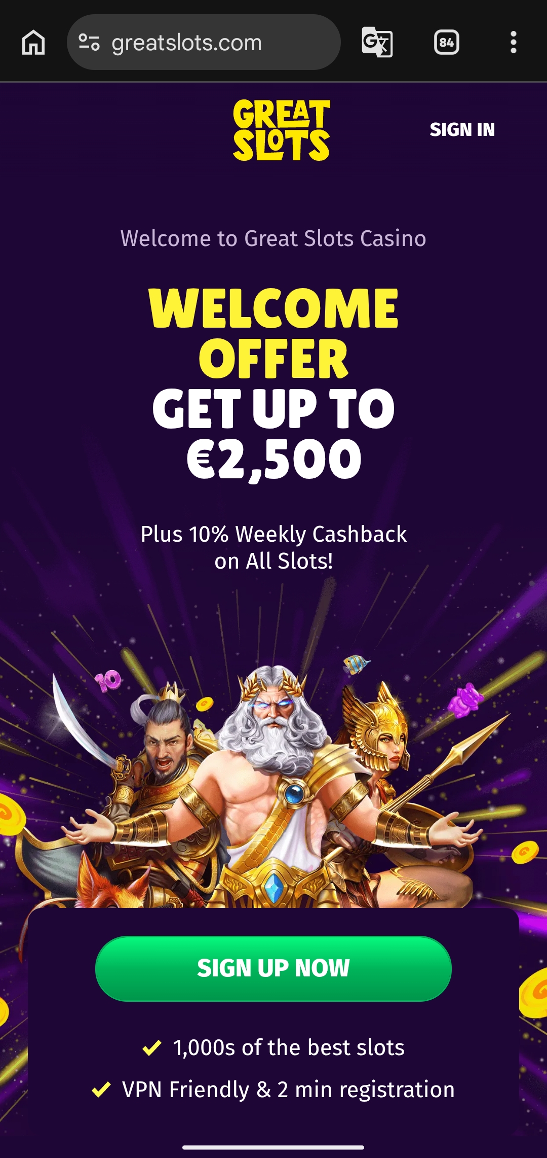 Great Slots Mobile App